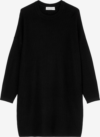 Robes en maille Marc O'Polo en noir : devant