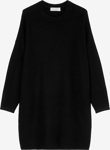 Marc O'Polo Плетена рокля в черно: отпред
