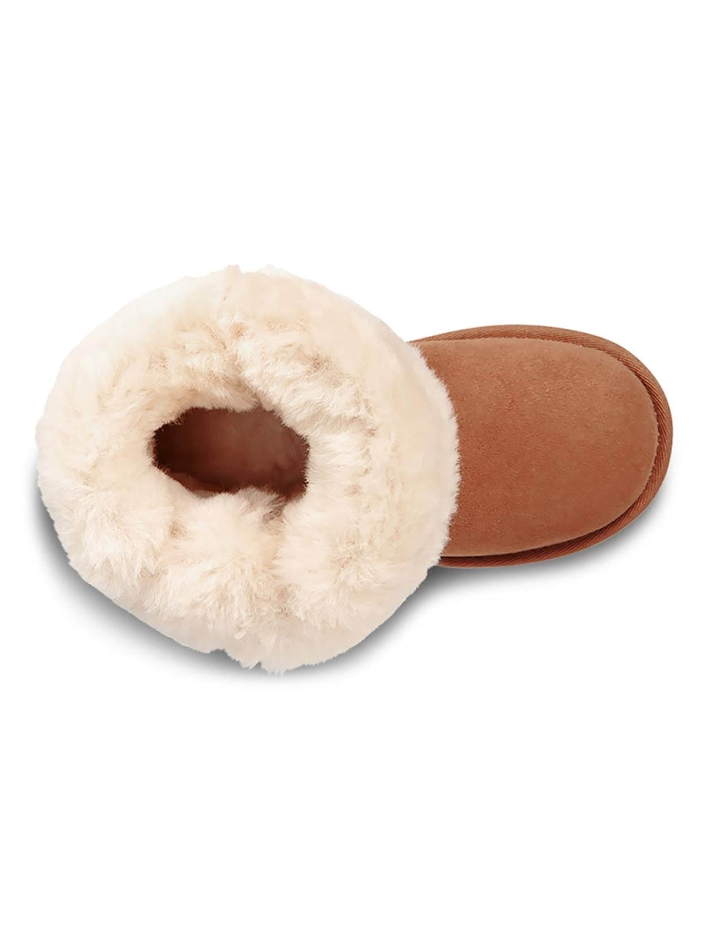 UGG Boot 'Kids Bailey Button Chestnut II Boots' in Brown