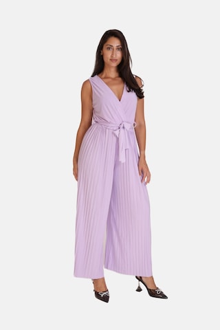 Elara Jumpsuit in Lila: Vorderseite