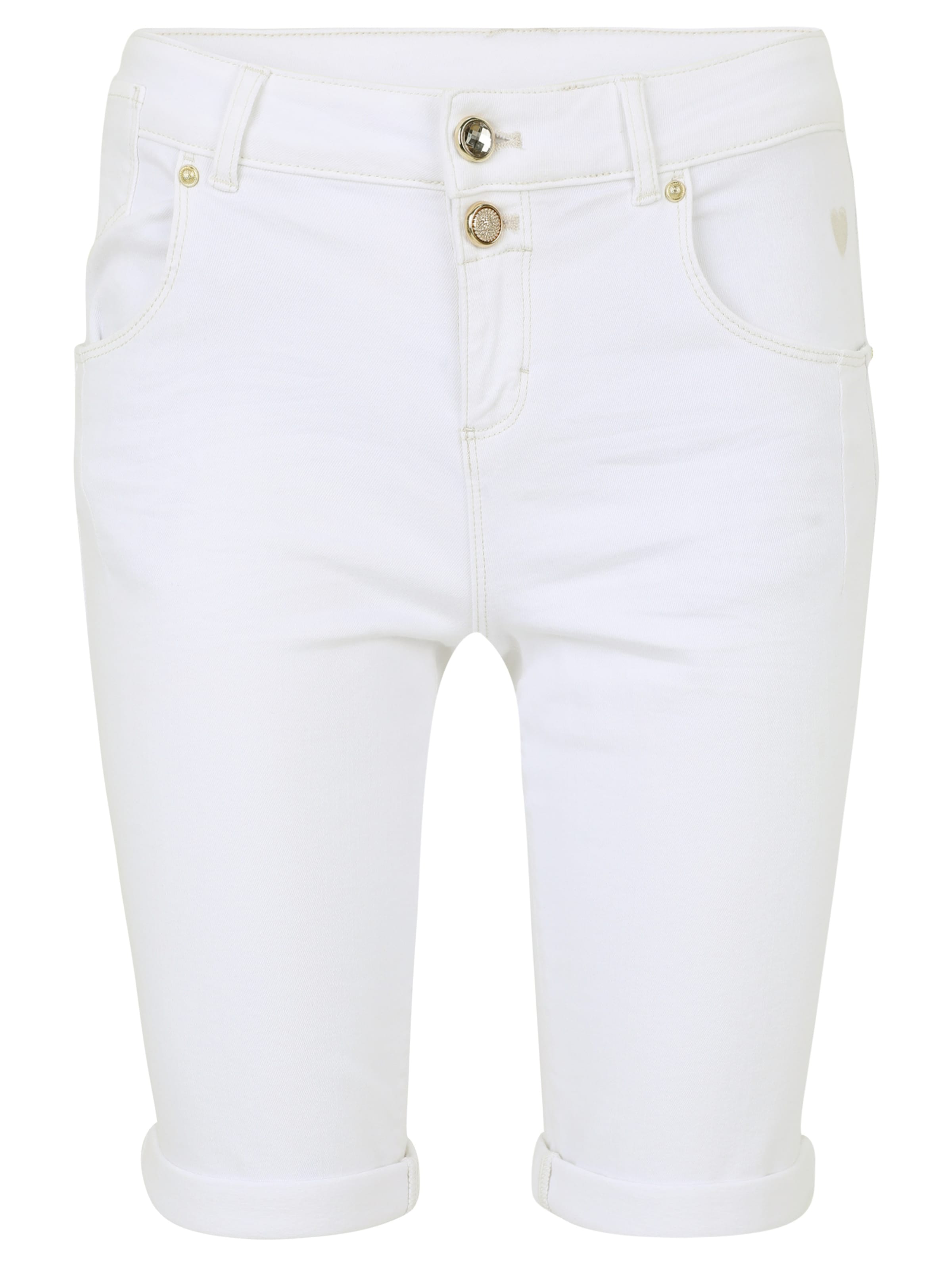 Cartoon Pants in White: front