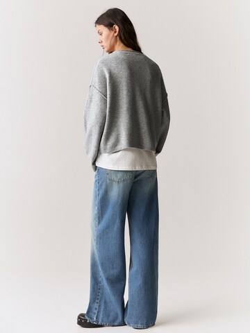 Pull&Bear Strickjacke in Grau