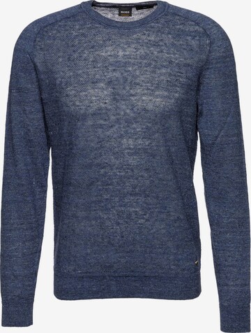BOSS Black Sweater in Blue: front