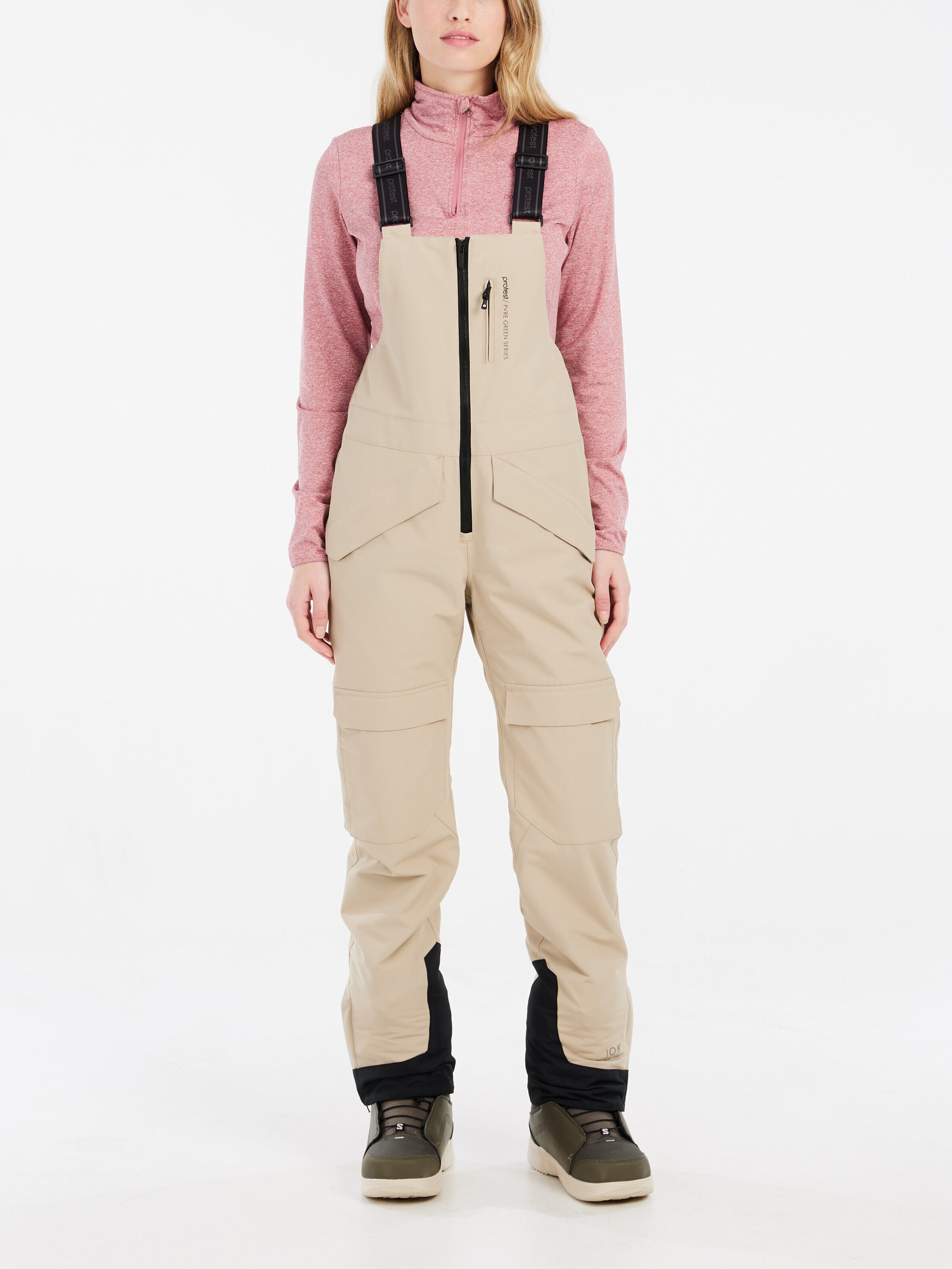 PROTEST Regular Workout Pants 'PRTNAVAZ' in Brown