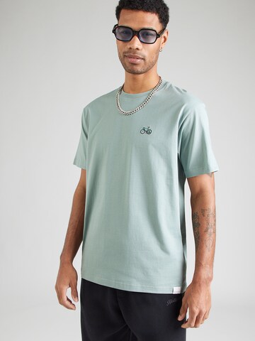 Iriedaily T-shirt 'Peaceride' i blå: framsida