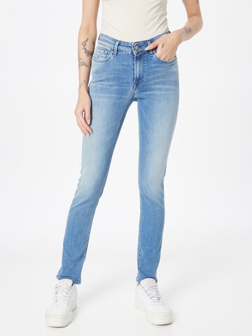 REPLAY Skinny Jeans 'Luzien' in Blauw: voorkant