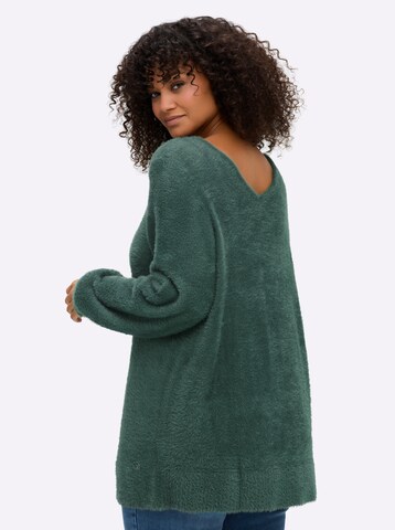 SHEEGO Neuletakki värissä vihreä