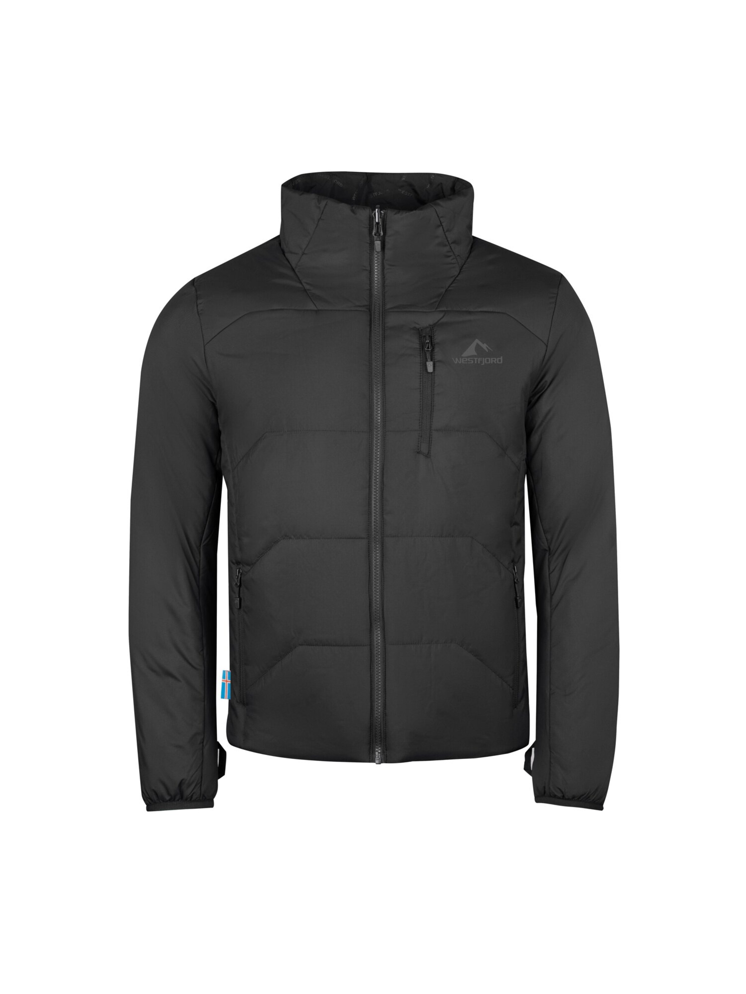 WESTFJORD Winter Jacket in Black: front