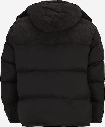 Tommy Jeans Plus Winterjacke 'Alaska' in Schwarz