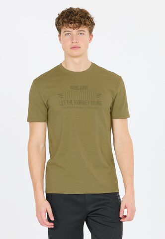 Cruz Shirt 'Blueville' in Green: front