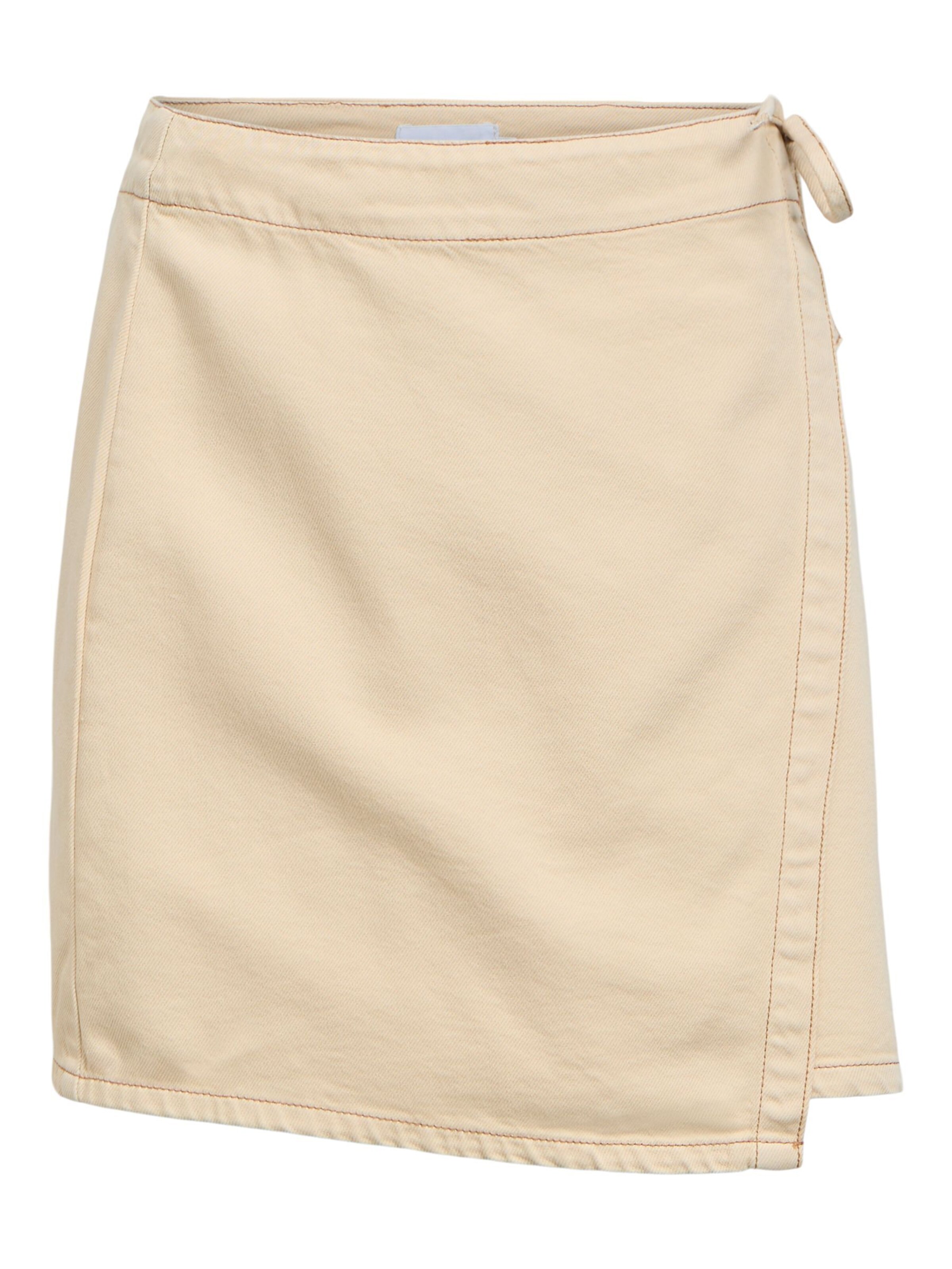 Jupe 'OBJRosie' OBJECT en beige : devant