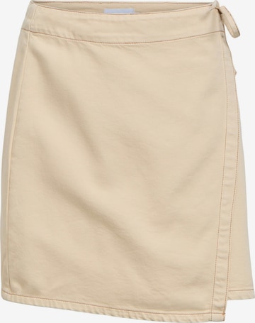 Jupe 'OBJRosie' OBJECT en beige : devant