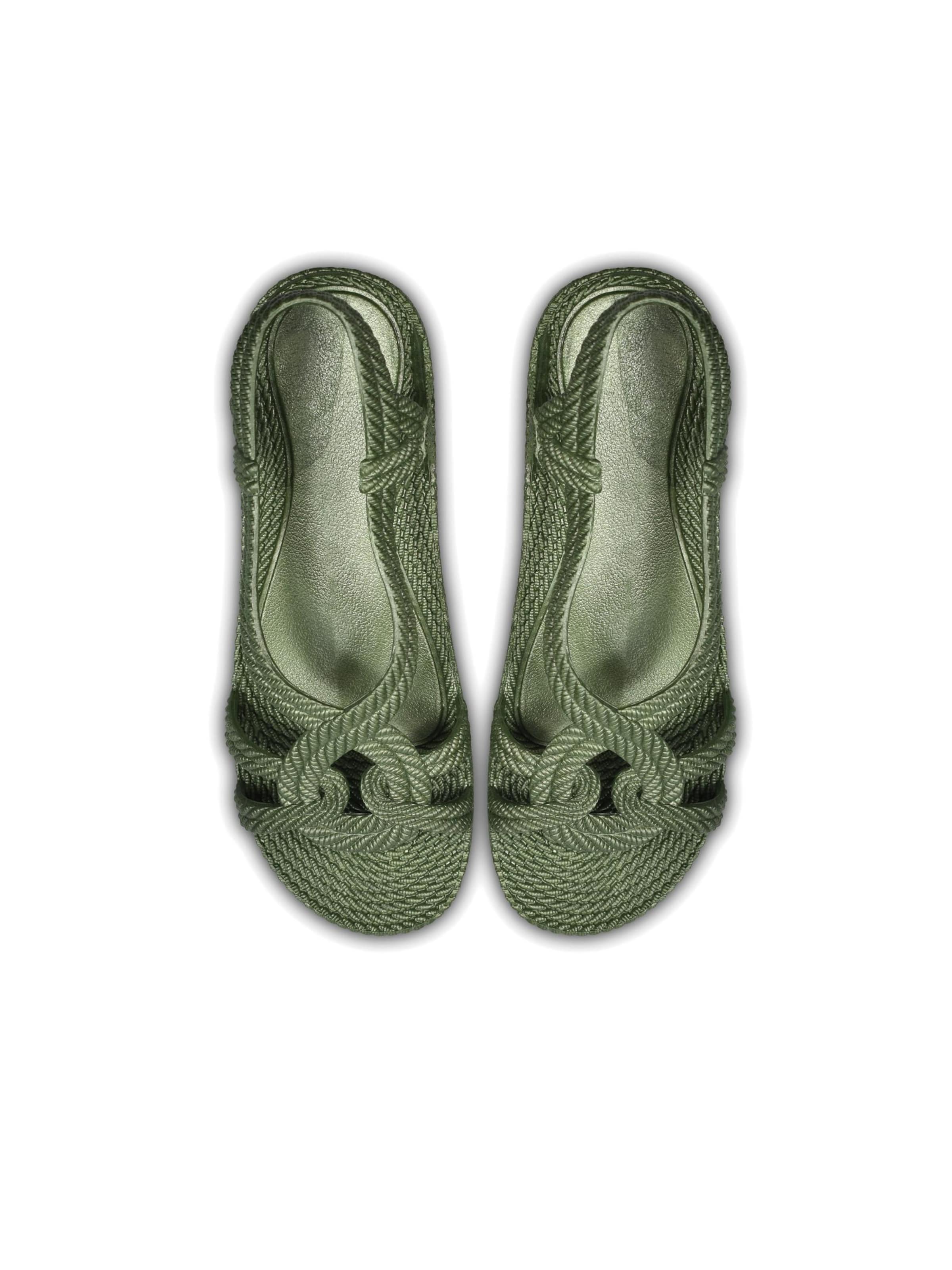 Brasileras - Sandalias 'Esmirna' en verde