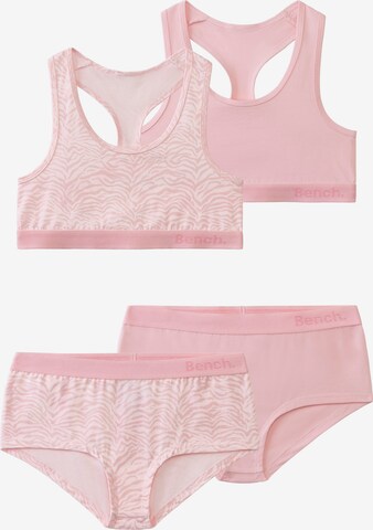 Ensemble de linge ' Zebra' LASCANA en rose : devant