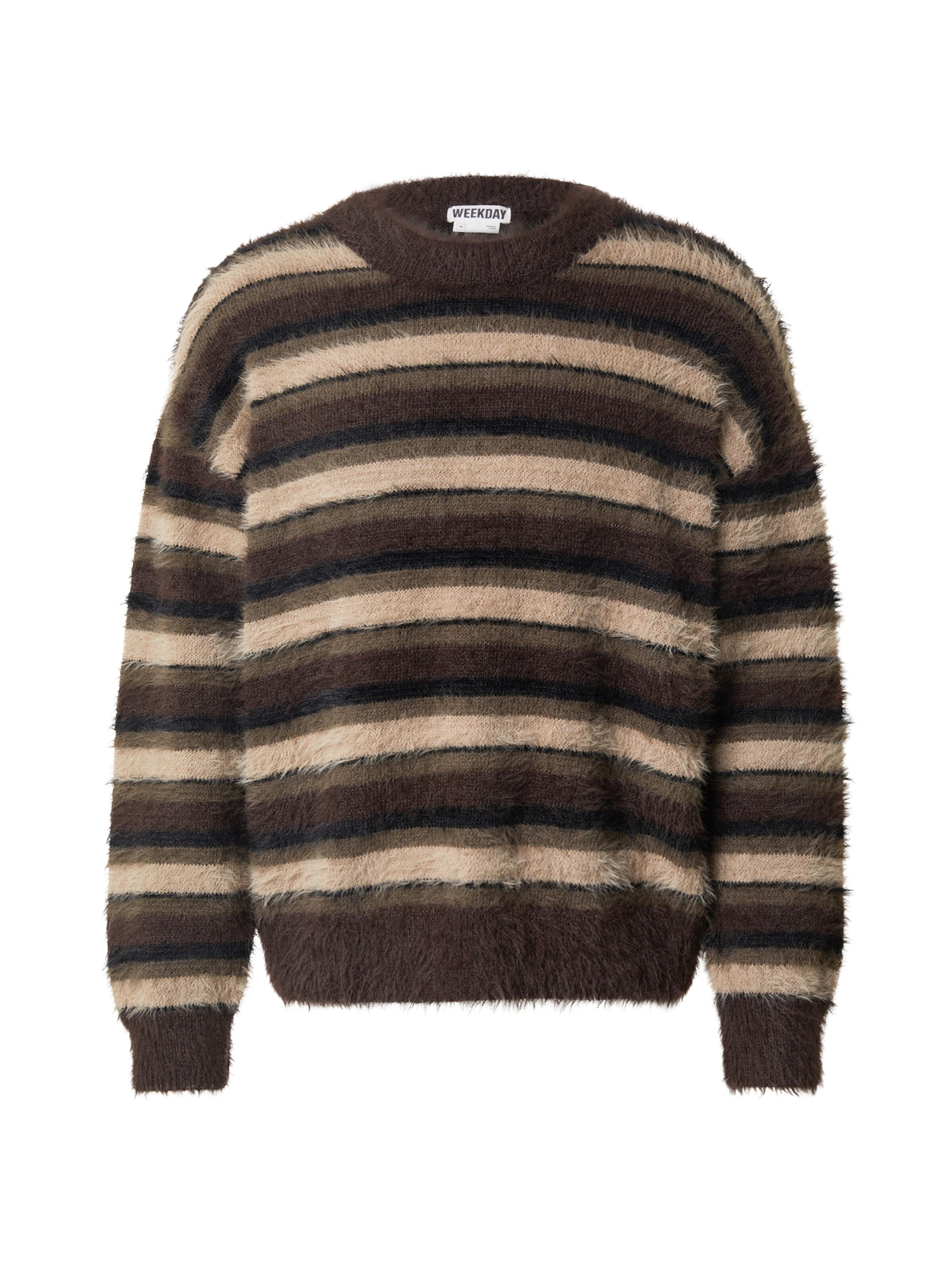 WEEKDAY - Jersey 'Daniel' en marrón: frente