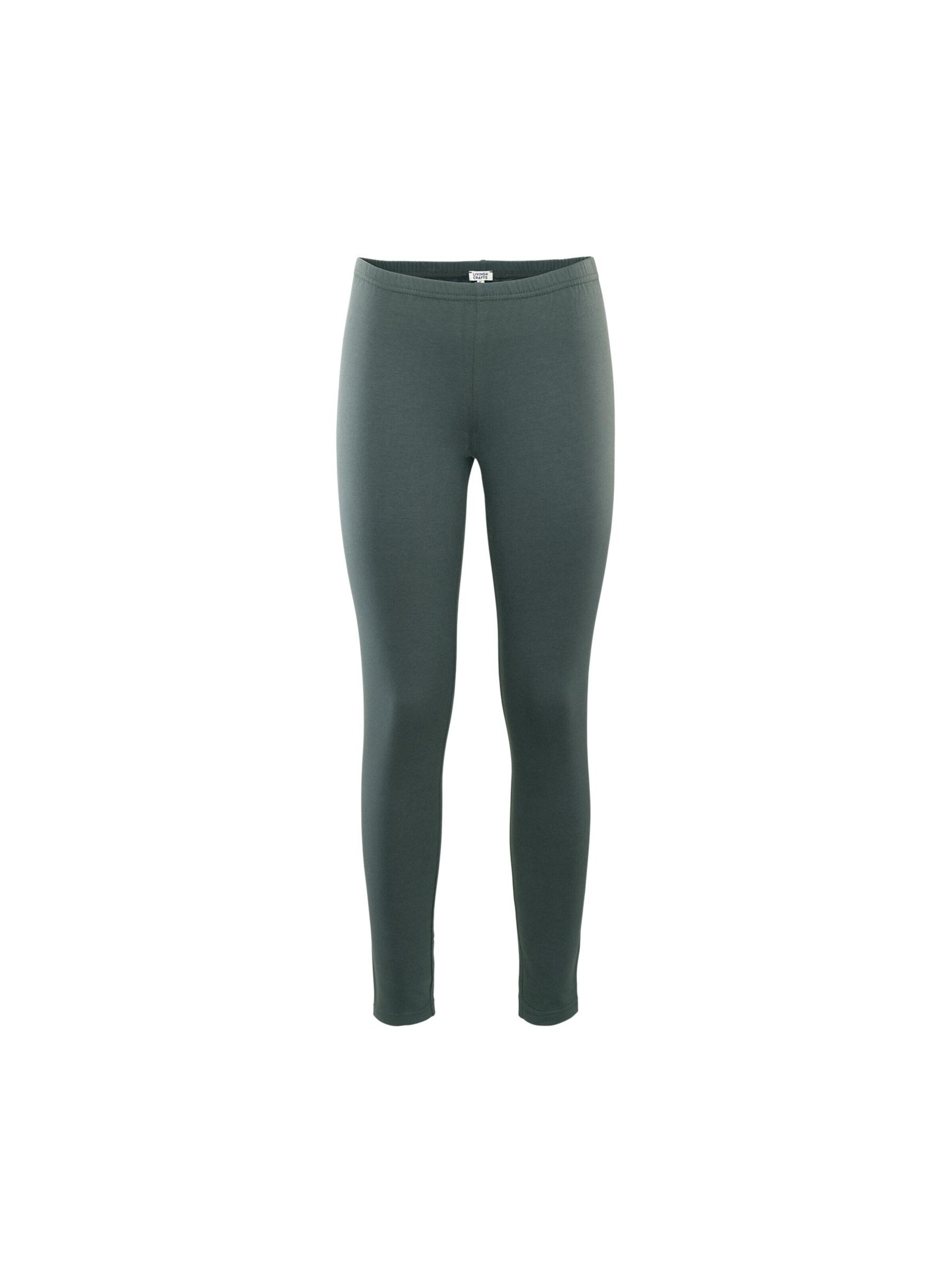 Living Crafts Skinny Leggings 'HELLA'‌‌ in Grün: Vorderseite