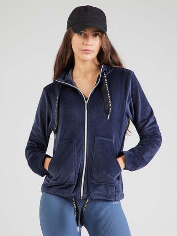 LUHTA Športna jopa na zadrgo 'BROMARF' | modra barva: sprednja stran