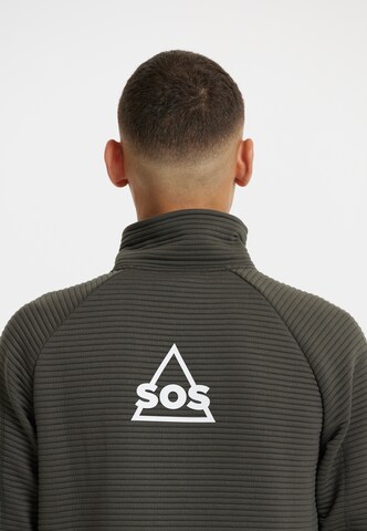 SOS Sports sweat jacket 'Muju' in Green