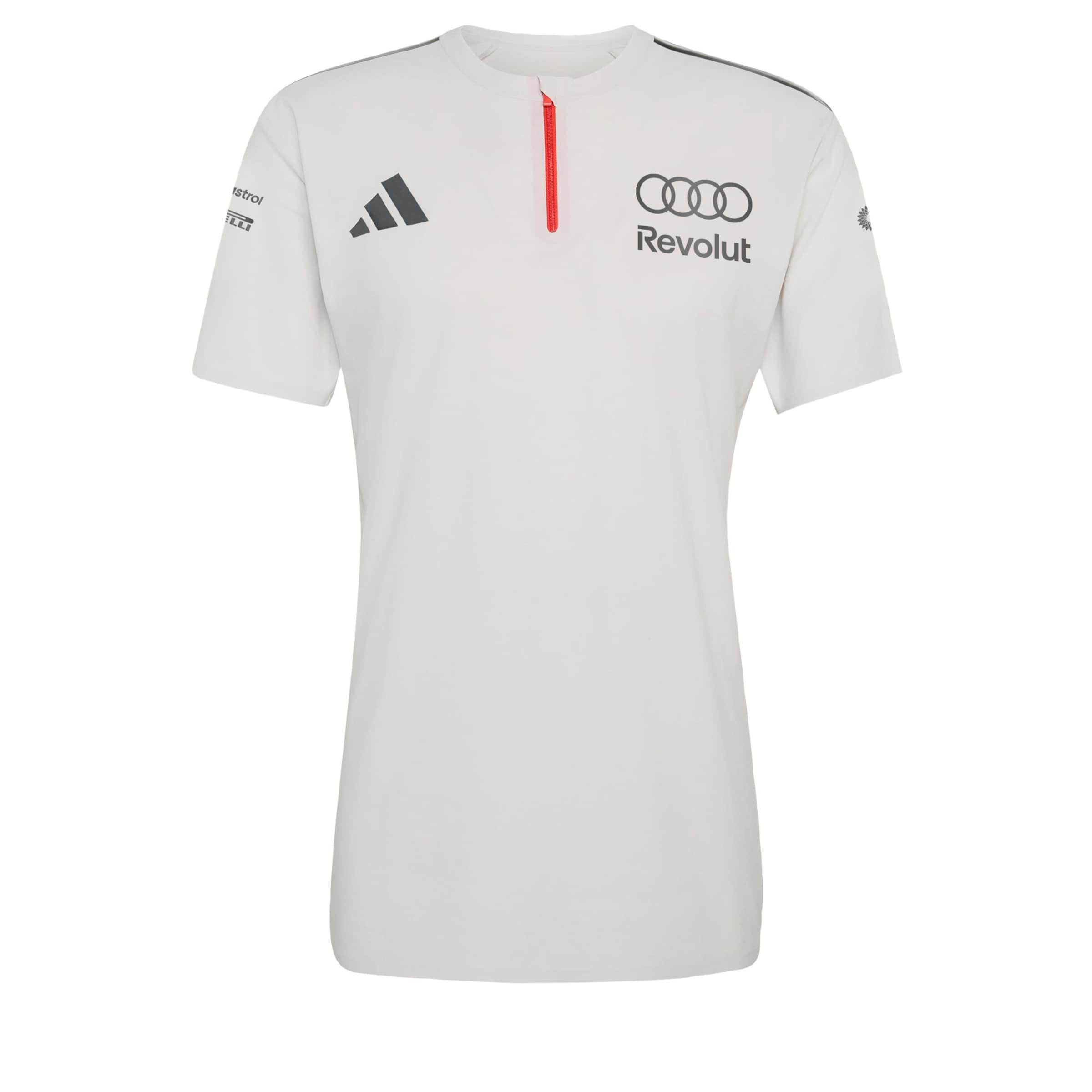 T-Shirt fonctionnel 'Audi Revolut Formula One Team Engineers & Marketing' ADIDAS PERFORMANCE en blanc : devant