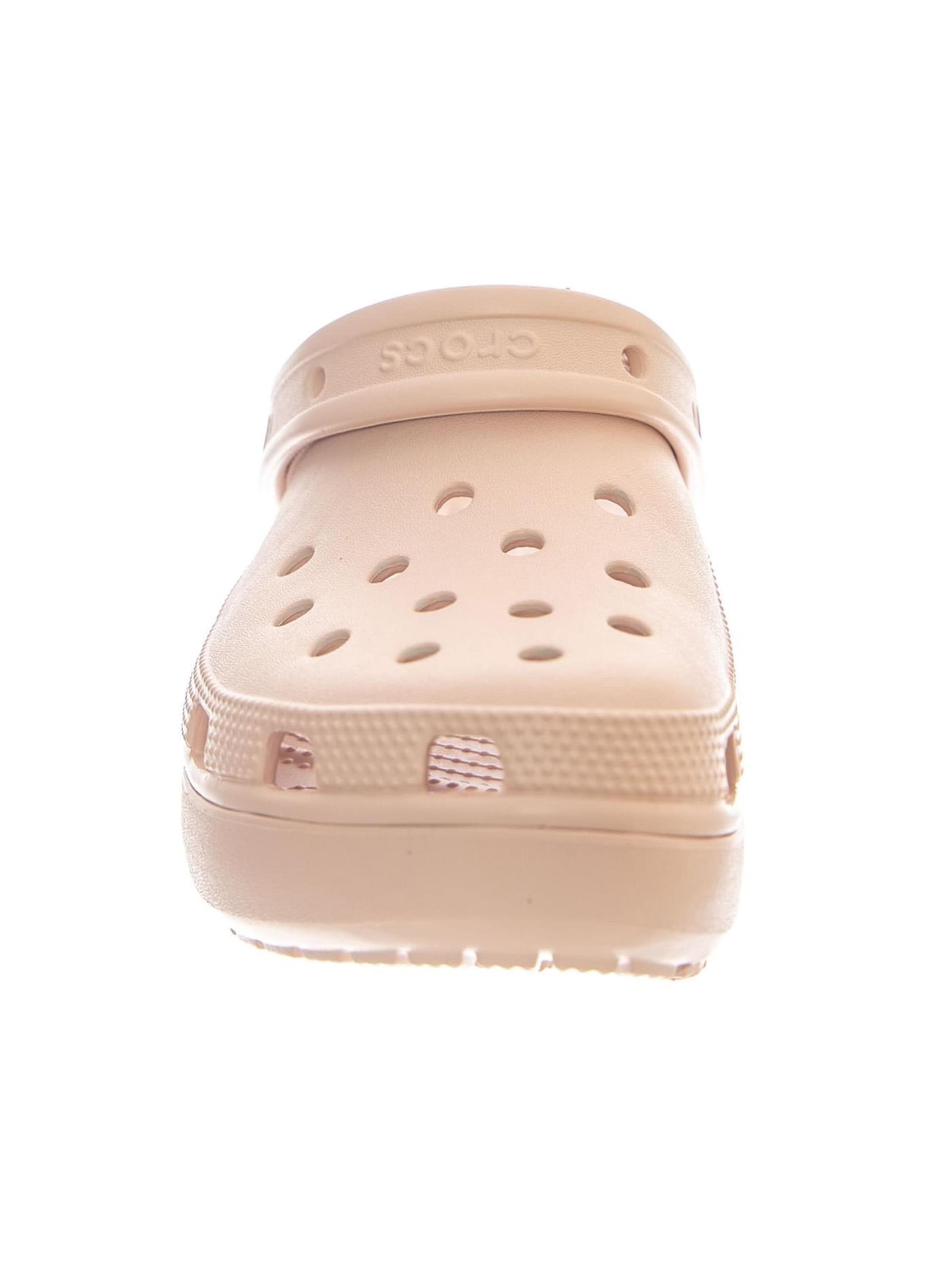 Crocs Clogs 'CLASSIC PLATFORM CLOG PINK' in Beige