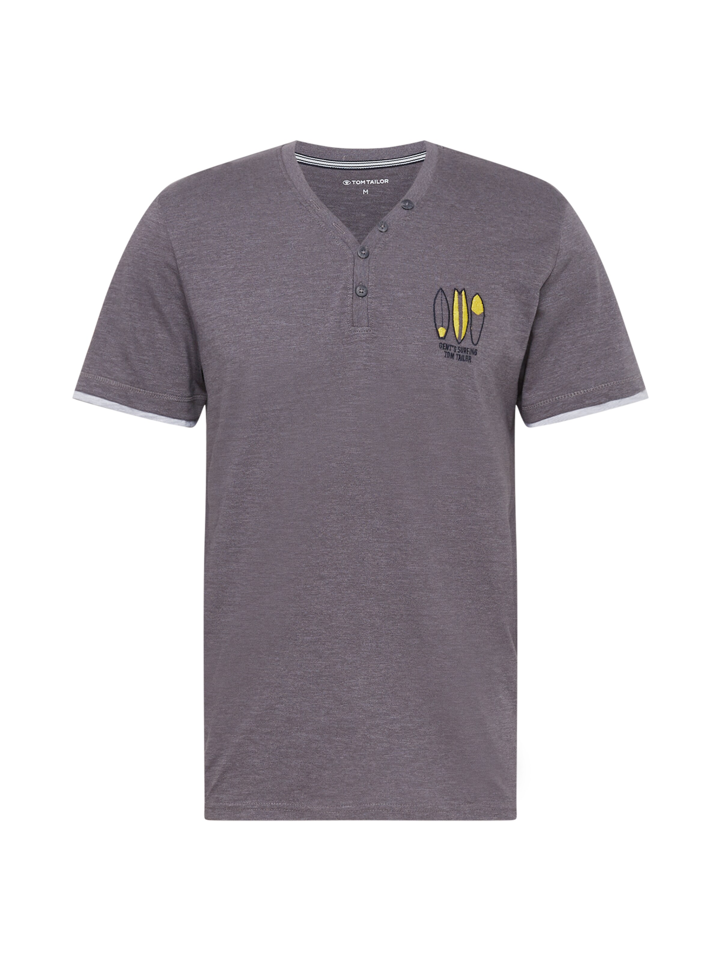 TOM TAILOR T-Shirt in Grau: Vorderseite