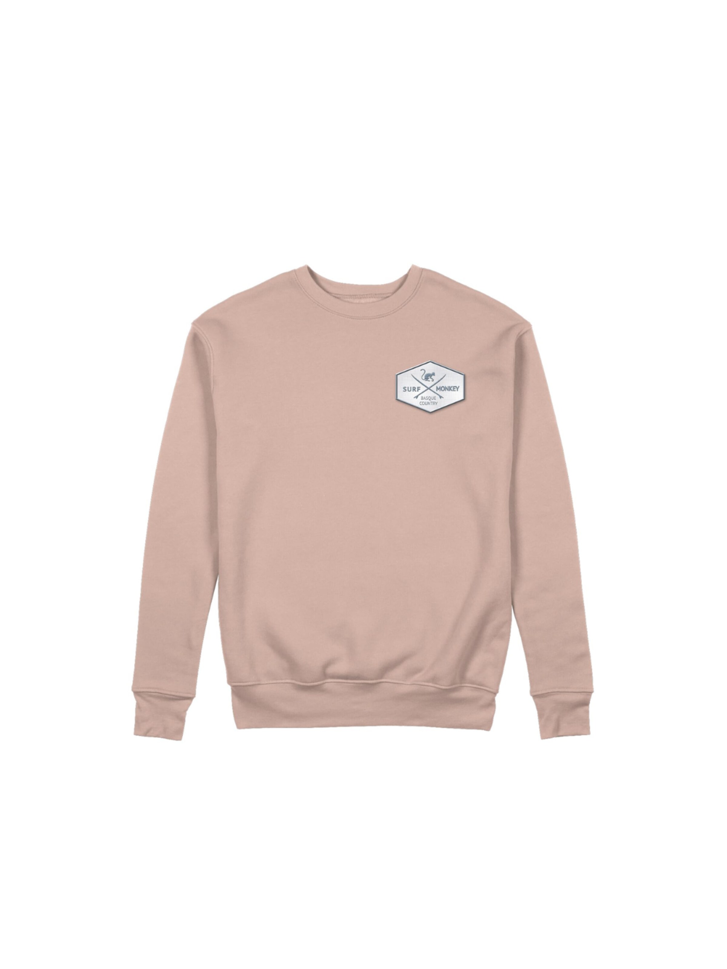 Surf Monkey - Sudadera en rosa: frente