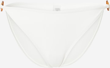 Monki Bikini Bottoms in White: front