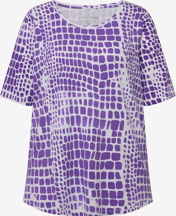 Ulla Popken Shirt in Purple: front