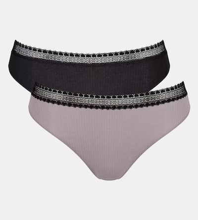 SLOGGI Braga 'GO' en taupe / negro, Vista del producto