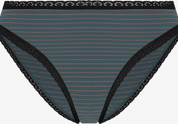 Albero Natur Slip 'Damen Bio Baumwoll Slip mit Spitze' in Grün: Vorderseite