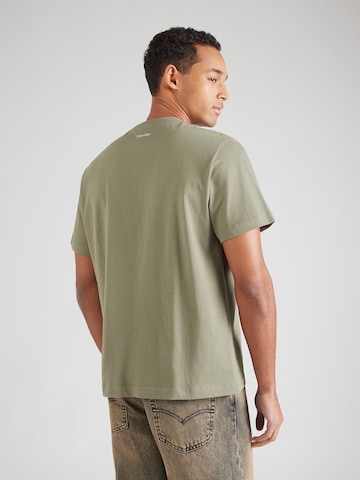 Calvin Klein Jeans Regularen Majica | zelena barva