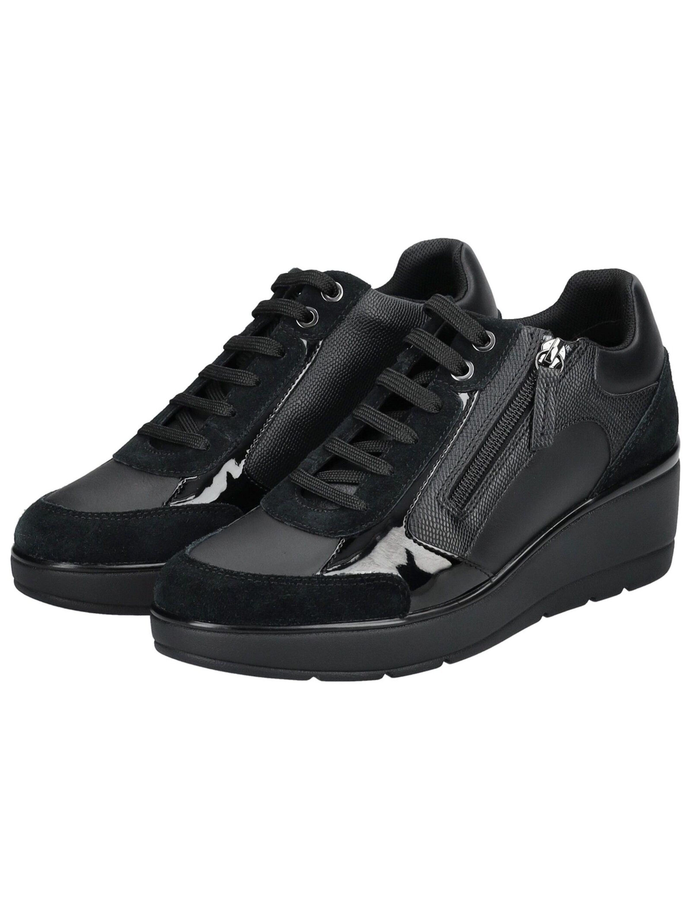 GEOX Platform trainers in Black