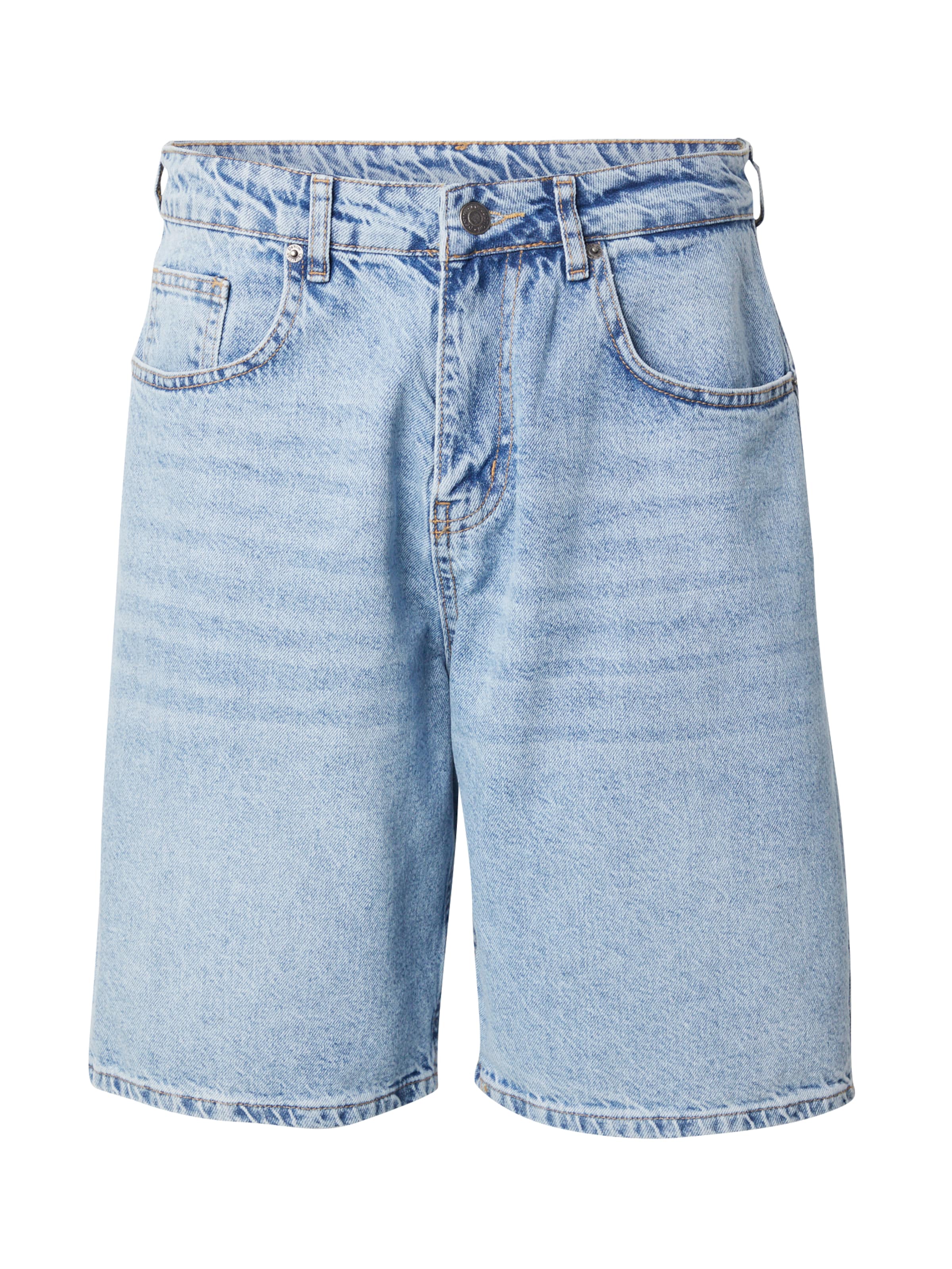 Trendyol Широка кройка Спортен панталон в синьо: отпред