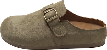BONVERANO Mules in Green: front