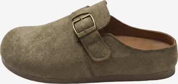 BONVERANO Mules in Green: front