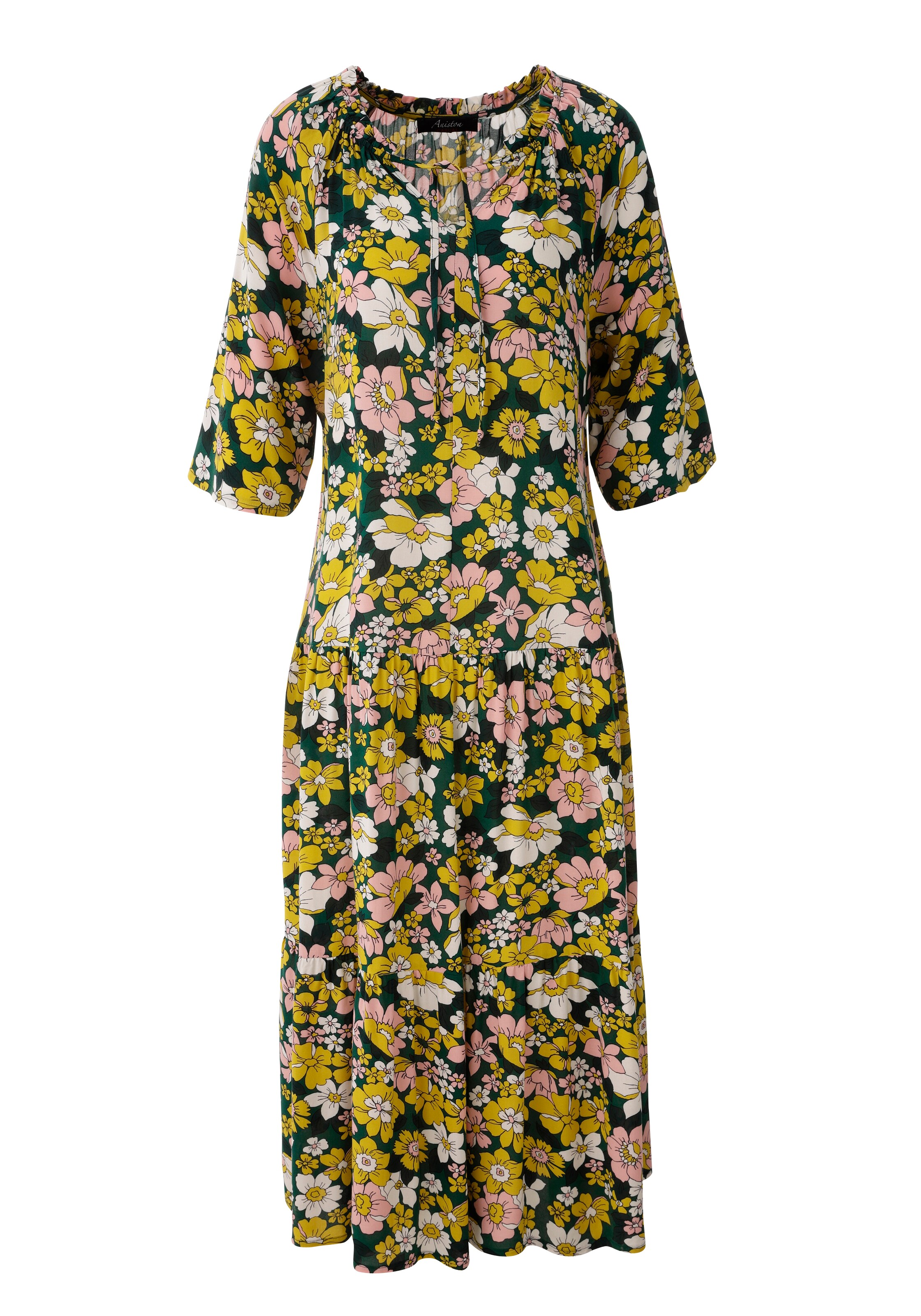 Aniston CASUAL Kleid in Grün: Vorderseite