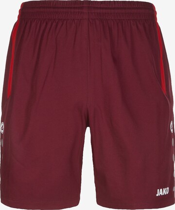 Regular Pantalon de sport 'Turin' JAKO en rouge