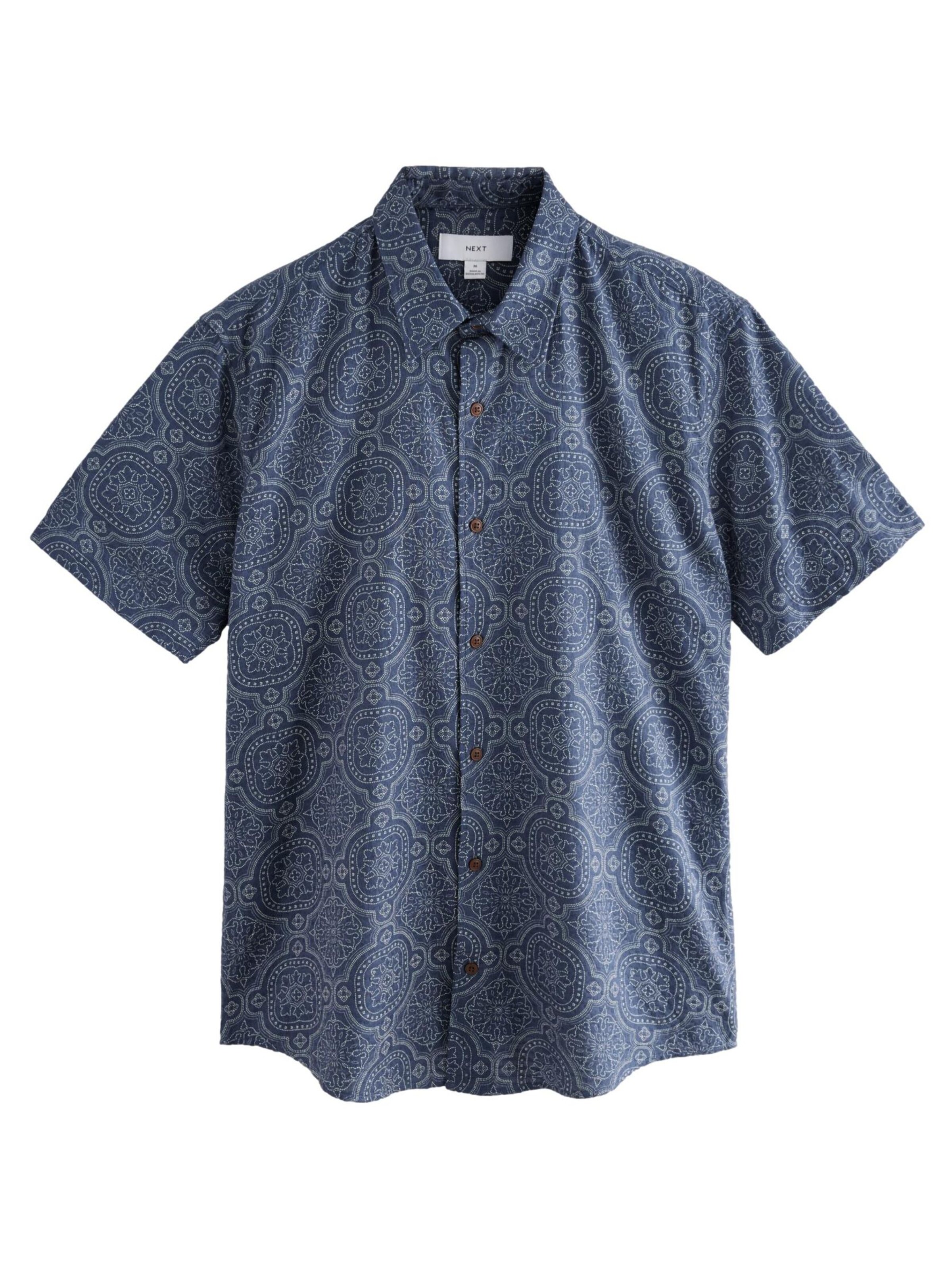 Next Regular Fit Hemd in Blau: Vorderseite