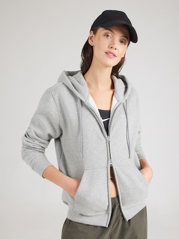 Nike Sportswear Sweatjacke 'Studio' in Grau: Vorderseite