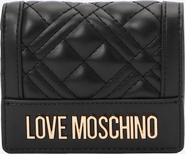 Love MoschinoNovčanik - crna boja: prednji dio