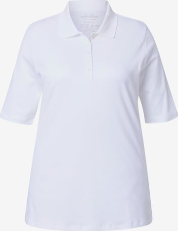 Ulla Popken Shirt in Weiß: Vorderseite