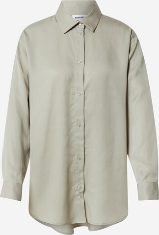 WEEKDAY Blouse in Grey: front