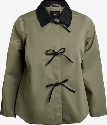 ZizziPrijelazna jakna 'VALENCIA' - zelena boja: prednji dio