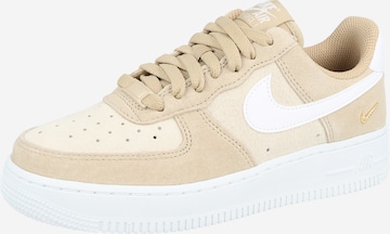 Nike Sportswear Låg sneaker 'AIR FORCE 1 '07' i beige: framsida