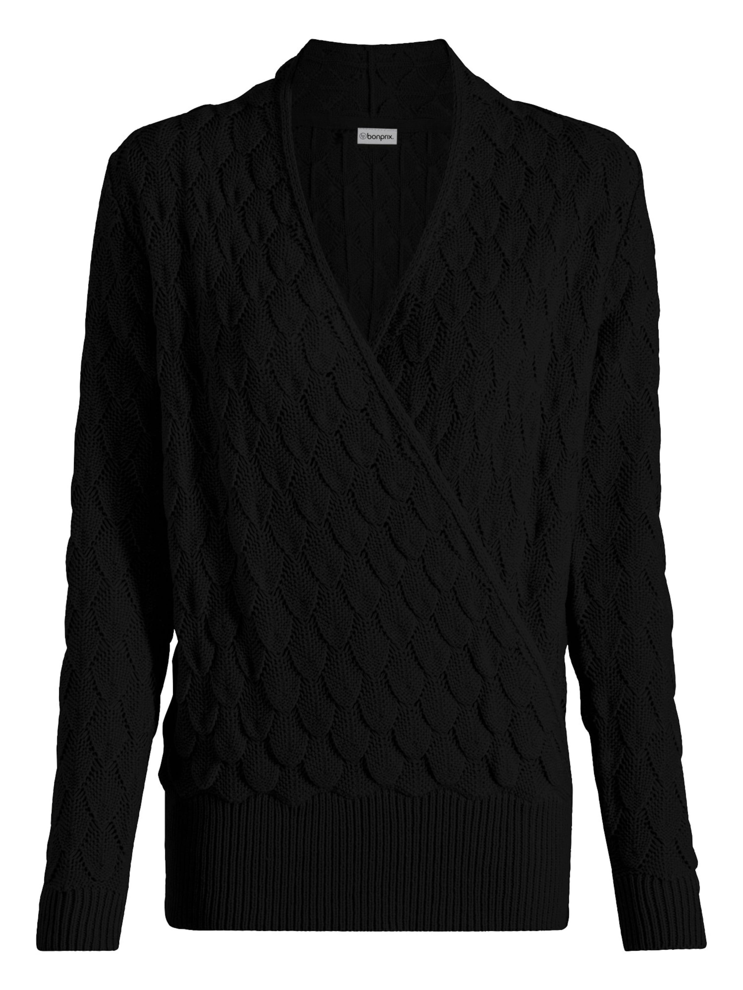 Pull-over bonprix en noir : devant
