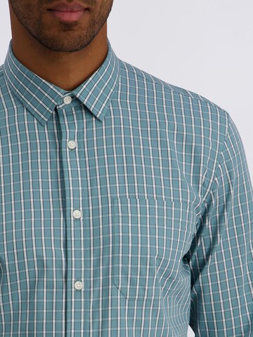 PIERRE CARDIN Regular Fit Hemd im Modern Fit in Blau