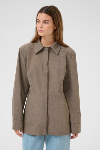 KAREN BY SIMONSEN Blouse 'Tina' in Brown: front