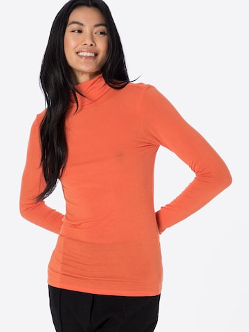 ICHI Μπλουζάκι 'Philuca' σε πορτοκαλί: μπροστά