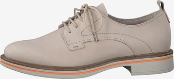 TAMARIS Schnürschuh in Beige