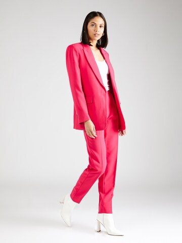 BRUUNS BAZAAR Slim fit Trousers with creases 'Cindy Ciry' in Pink